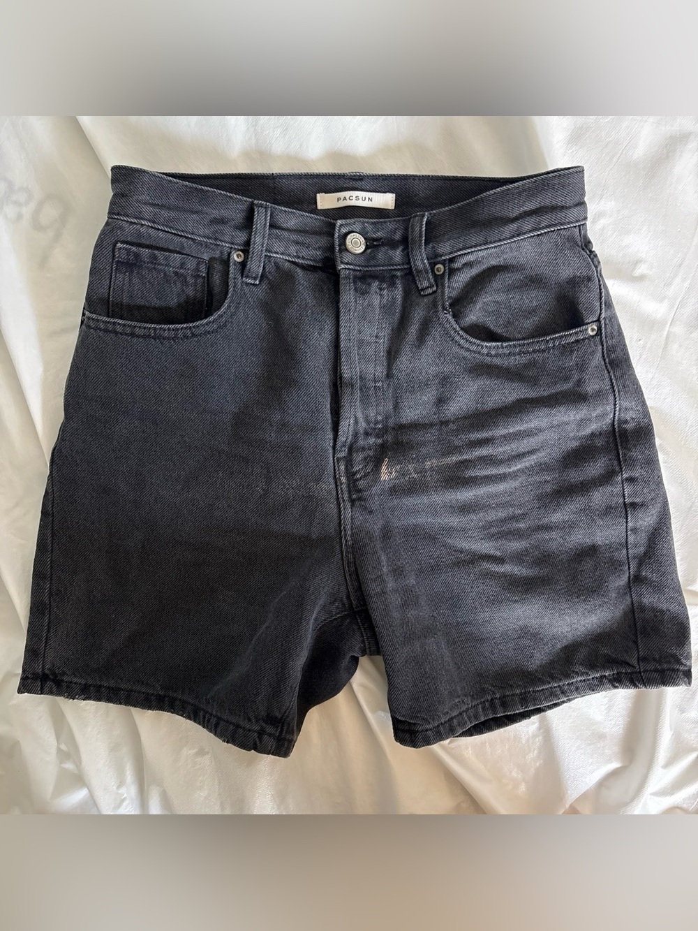 PacSun Black Denim dad Jean Shorts Size 27